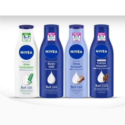 Picture of International Indian product Nivea Nourishing Moisture Body Milk Body Lotion used for male/ female - 250 ml