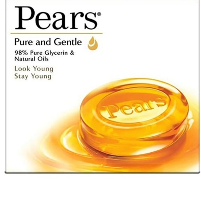 Picture of International UK product Pears Gentle Soap with Natural Oils - 125gm (England)