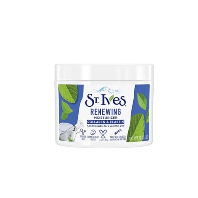 Picture of International France product St Ives cream Renewing collagen Elastin facial moisturizer - 283 GM