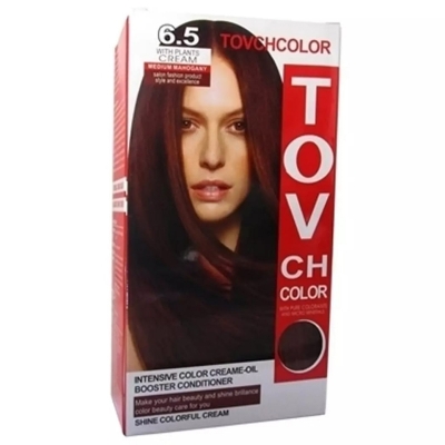 Picture of International Hair styling China product TOVCHCOLOR hair color used for male / female shade no 6.5 - 80 ml X 2