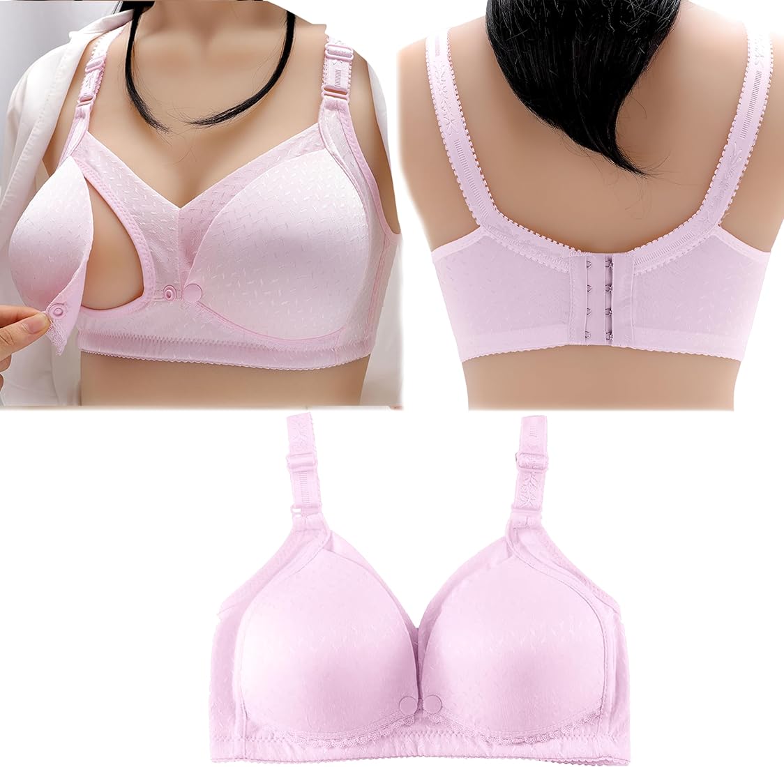 Picture of new born baby feeding Bra Multiclour 1  pices