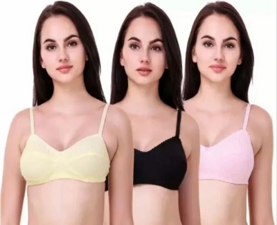 Picture of Full Coverage Lightly Padded Bra for Women 4 Pice Multiclour