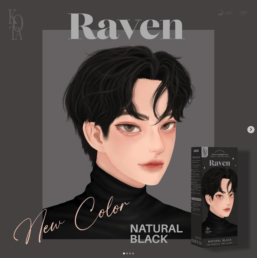 Picture of Kota Color Cream Hait Color Organic (Raven(Natural Black))