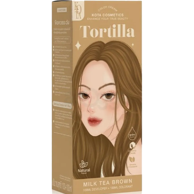 Picture of Best Kota Cosmetics Hair Color Cream Tortilla Milk Tea Brown