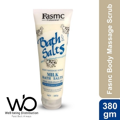 Picture of FASMC Bath Salts Body Massage Scrub - Milk - 380gm