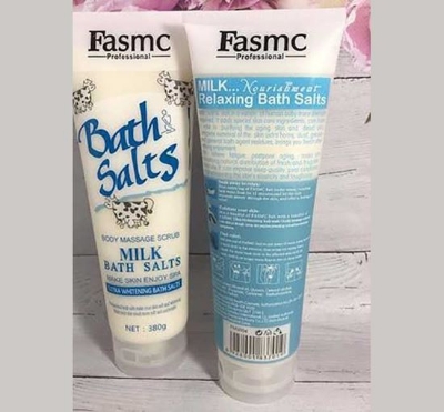 Picture of FASMC Bath Salts Body Massage Scrub - Milk - 380gm