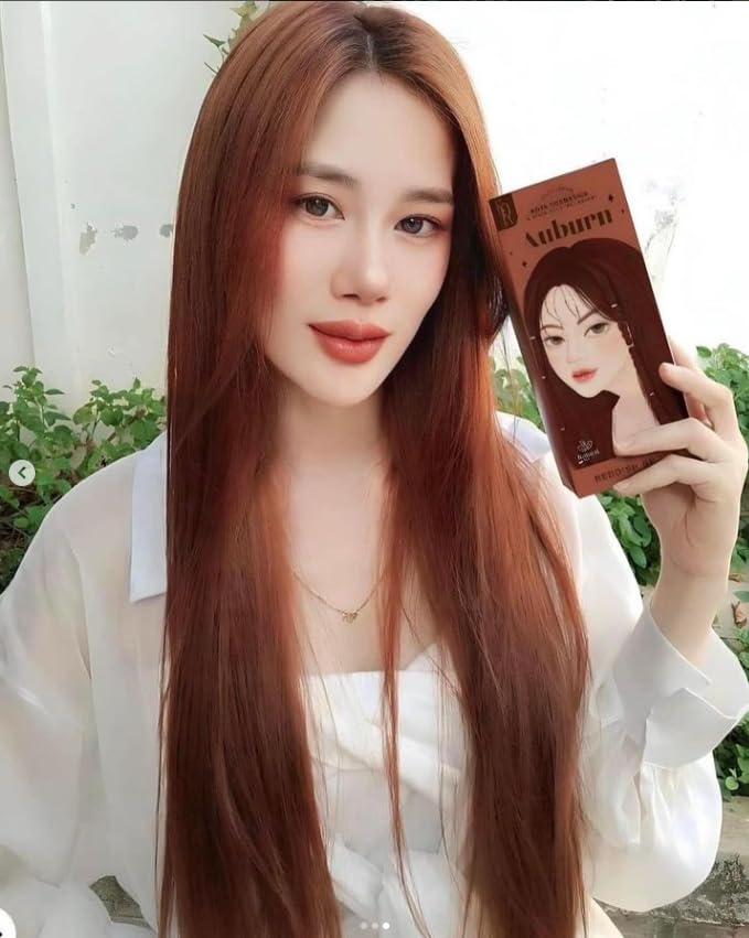 Picture of Kota Color Cream Hait Color Organic (Auburn(Reddish Brown)) 100 ml