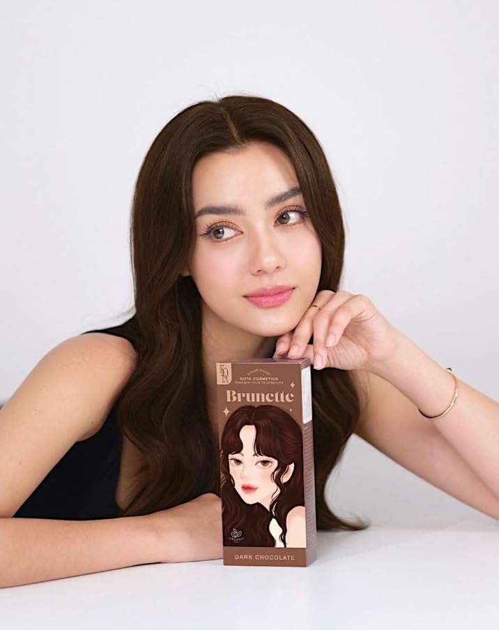 Picture of Kota Color Cream Hait Color Organic (Brunette (Dark Chocolate)), 6.76 Ounce (Pack of 1)
