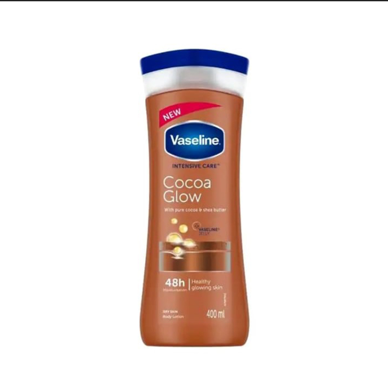 Picture of International Product Skin care Vaselin Intensive Care Cocoa glow body lotion used for male/female - 400 ml