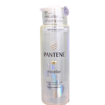 Picture of International Thailand product Pantene Pro-V Micellar Detox & moisturize waterlily Extract Scalp Shampoo 530ml