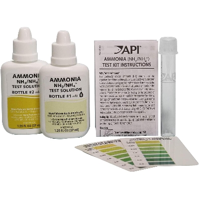 Picture of API AMMONIA TEST KIT (2023) (USA) Different styles available, Monitor water quality and helps prevent invisible problems that can be harmful to fish, Fast, easy and accurate, Use weekly and when problem appear