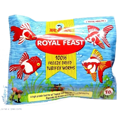Picture of Royal Feast Freeze Tubifex Worms (হিমশীতল কৃমি) For Small Fish 10g
