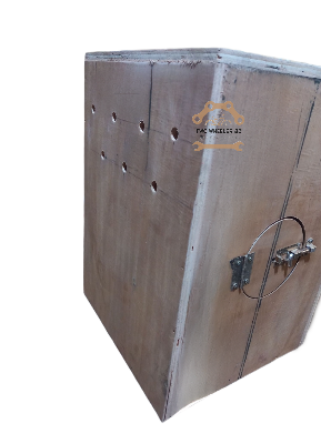 Picture of Square Big Size Breeding Box for Cockatiel or Macao Parrot with Perch Attached