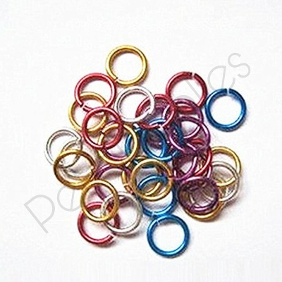 Picture of 500 pcs 8mm Round Shape Bird & Pigeon Foot Ring Pigeon Rings Pigeon Leg Bands Multicolor
