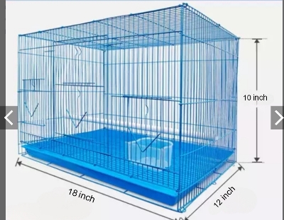 Picture of Super Big Square Size Bangladeshi Premium Metal Bird Cage With All Accessories (2023) Select your size Before Order   Cash On Delivery Available