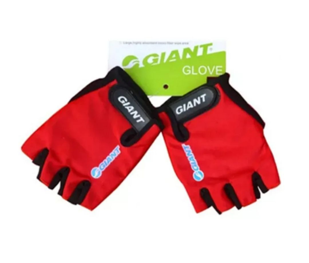 Picture of GIANT 1 Pair Half Gloves. Gel Padded Bike/Scooter/Cycle Riding Hand Gloves.