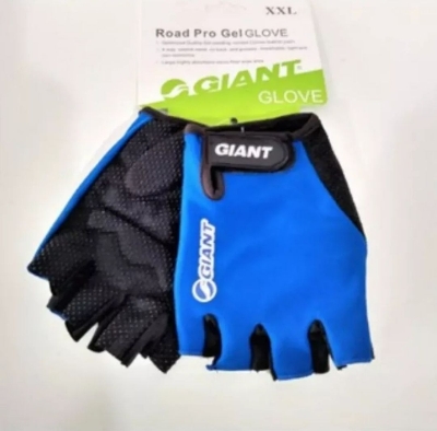 Picture of GIANT 1 Pair Half Gloves. Gel Padded Bike/Scooter/Cycle Riding Hand Gloves.