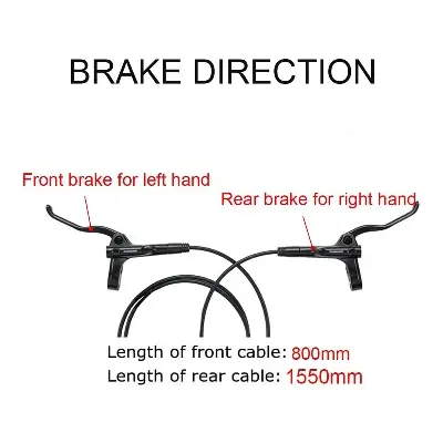 Picture of Shimano Bl Br Mt200 Hydraulic Oil Brake Set For Mtb Bicycles - Reliable Braking Performance For Safety And Control
