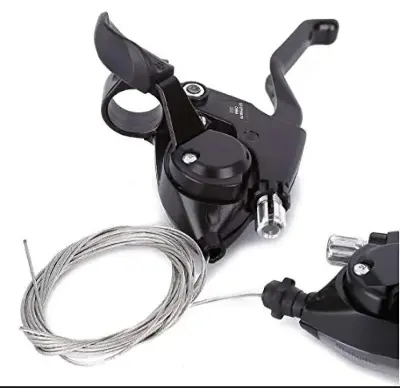 Picture of MTB Bicycle Break Gear Shifter (3 X 7) 21 Speed Cycling Disc Brakes Leve...