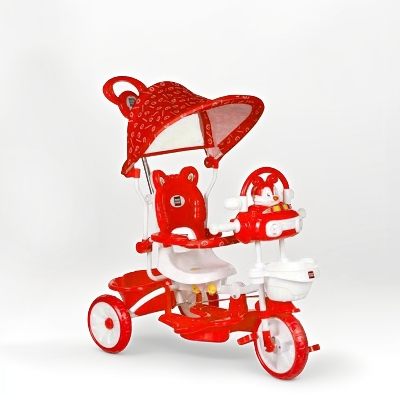 Picture of Micky Baby Tricycle with Adjustable Seat and Parent Control Handle (1-4 Years Kids)