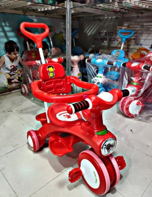 Picture of China Tricycle Complete 9M - Pink/Blue/Red/Purple Tricycle For Baby Kids Music & light  Cash On Delivery Available