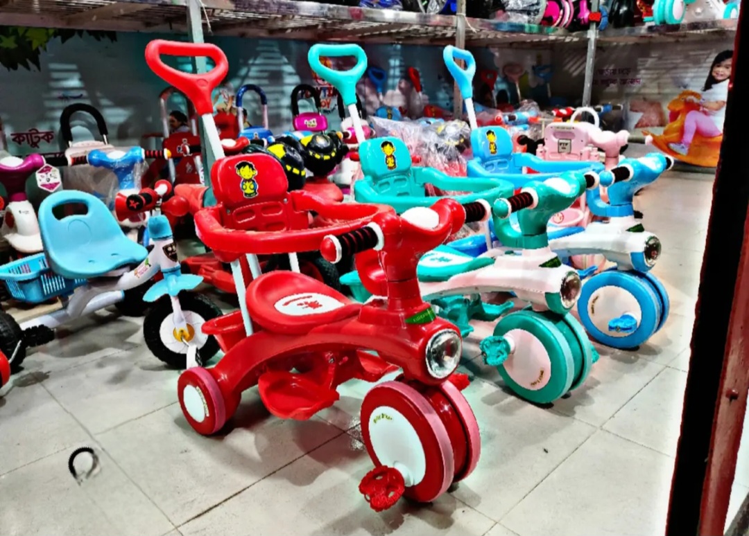 Picture of China Tricycle Complete 9M - Pink/Blue/Red/Purple Tricycle For Baby Kids Music & light  Cash On Delivery Available