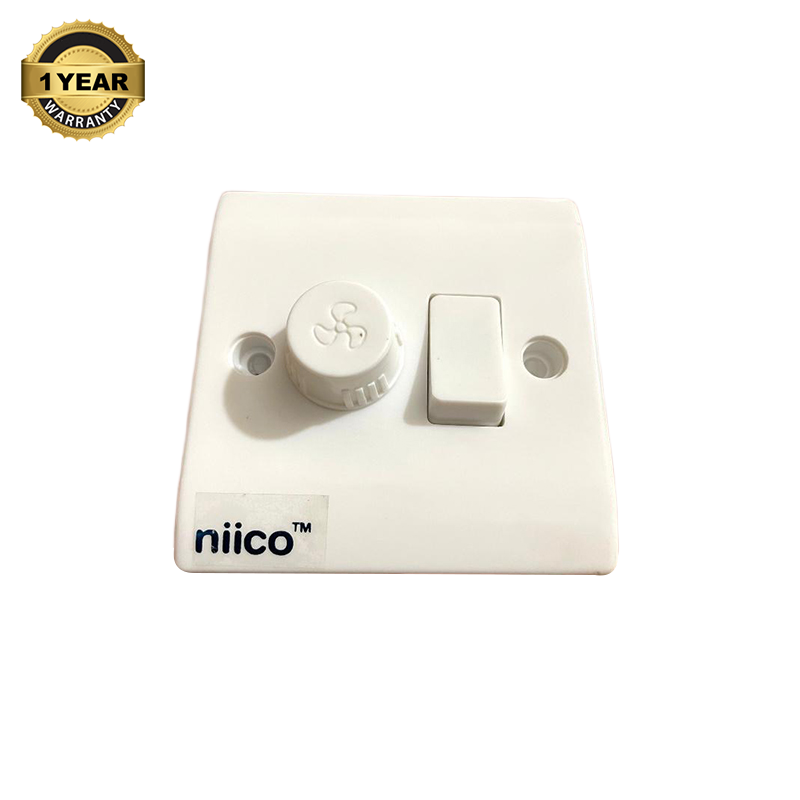 Picture of NIICO Heavy Duty  Fan Regulator With Switch Wall Switch Model-054