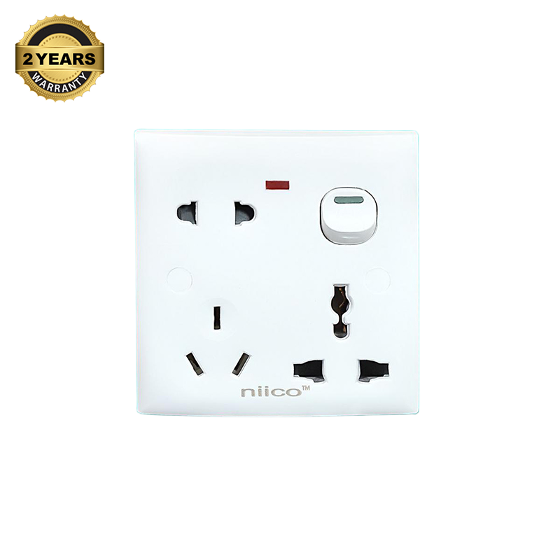 Picture of Niico Classic 6 pin wall switch socket - Upscaled Quality