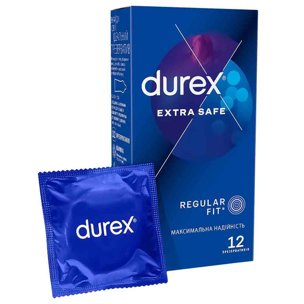 Picture of Durex Original Extra Safe Regular Fit Condom - 12Pcs Pack(UK)
