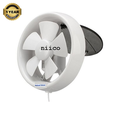 Picture of National Deluxe Heavy Duty Round Glass Window Exhaust Fan 8 Inch 