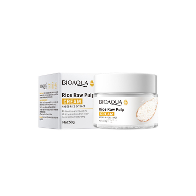 Picture of Bioaqua Rice Raw Pulp Rice Extracted Hydrating & Moisturizing Face Cream - 50g