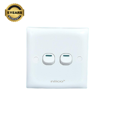 Picture of NIICO Classic 2 Gang 1 Way Wall Switch