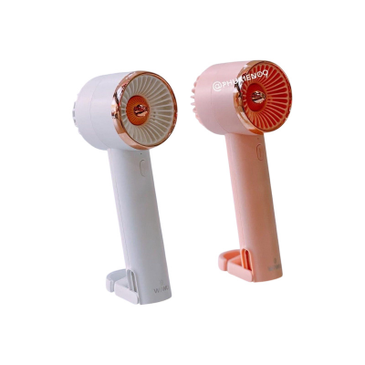 Picture of Mini Portable Handheld Fan USB Rechargeable 3 Speed Adjustment Electric Summer Desktop Cooling Fan Outdoor Turbo Blower Fans