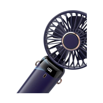 Picture of Portable Mini Fan - USB Rechargeable Battery with LED Light - Fasting Charging and Low Power Consumption - Adjustable Speed