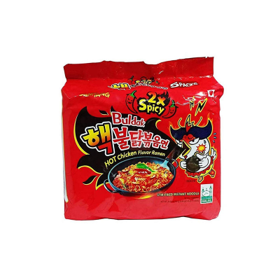 Picture of Samyang buldak noodles hot chicken flavor ramen 2xspicy 140g *5 piece