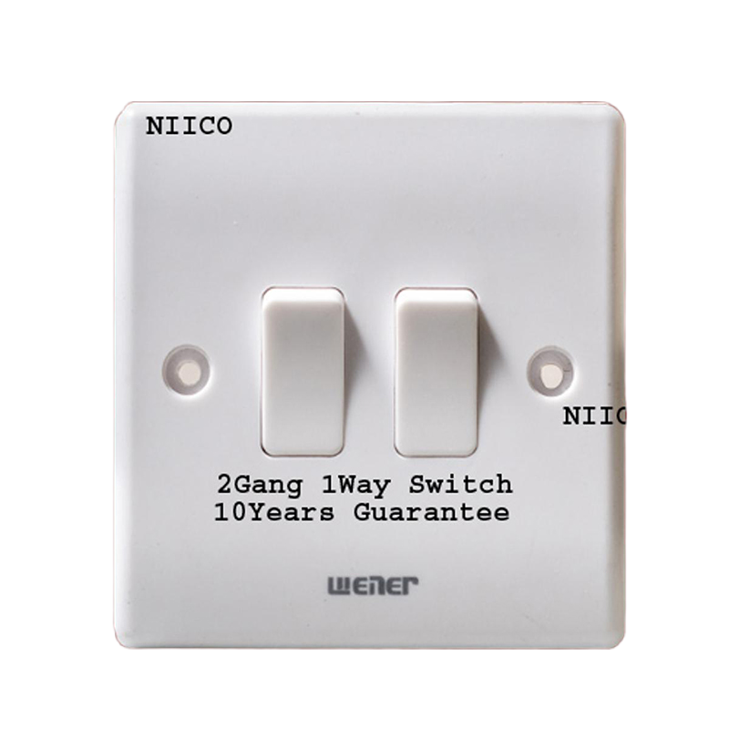 Picture of Winer Switch 2Gang 1Way Switch-10 Years Warranty