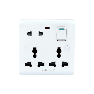 Picture of 8 Pin Heavy Duty 16 Ampere niico Switch Socket Bundle Offer - 2 (PCS)