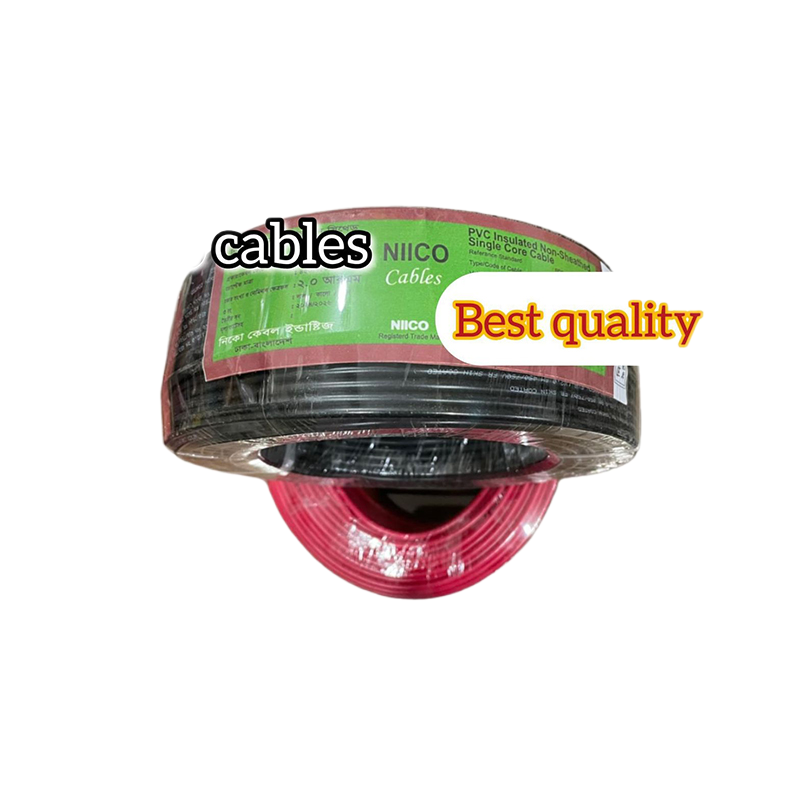 Picture of Niico House Waring Cable 2.0 RM Fireproof Copper cable 20 Guz - 2.0 rm 3/20 Copper cable Black Color -(5 Year Warranty )-20 Guz=60 Foot Copper Wire
