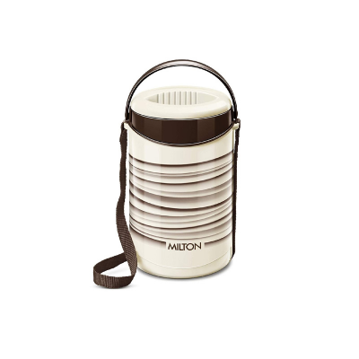 Picture of MILTON New Econa 4 Stainless Steel Tiffin Box, Set of 4, Ivory