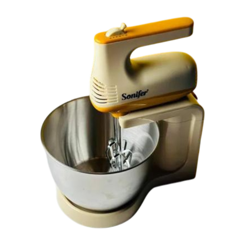 Picture of Sonifer Stand Mixer SF-7029 (150W, 3.5L) Stainless Steel Bowl 5 Speeds Automatic Electric Mixer