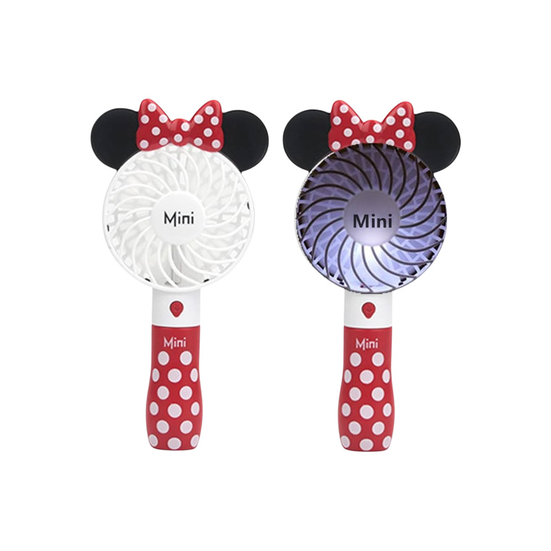 Picture of Handheld and Travel-friendly USB Rechargeable Mini Fan with popular cartoon shape