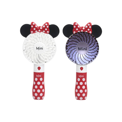 Picture of Handheld and Travel-friendly USB Rechargeable Mini Fan with popular cartoon shape