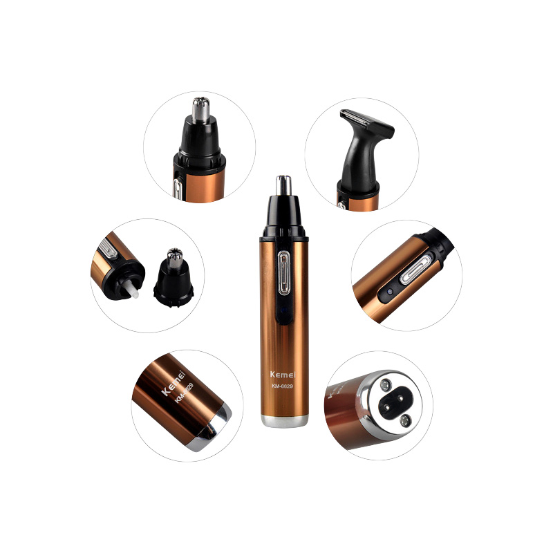 Picture of Kemei 2 in 1 Nose & Ear Hair Trimmer For Men – 6629