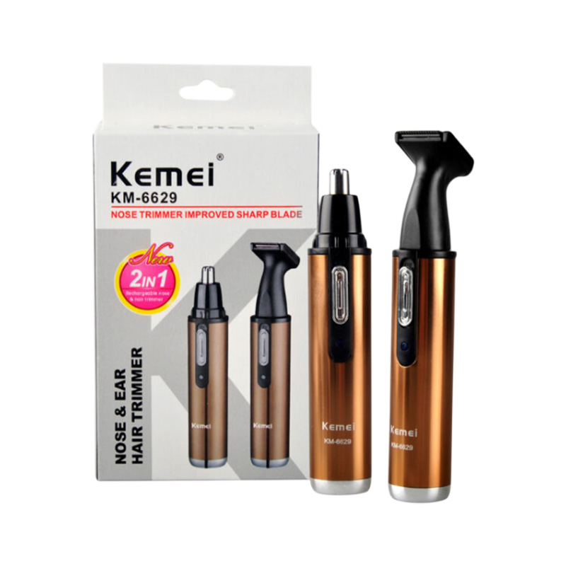 Picture of Kemei 2 in 1 Nose & Ear Hair Trimmer For Men – 6629