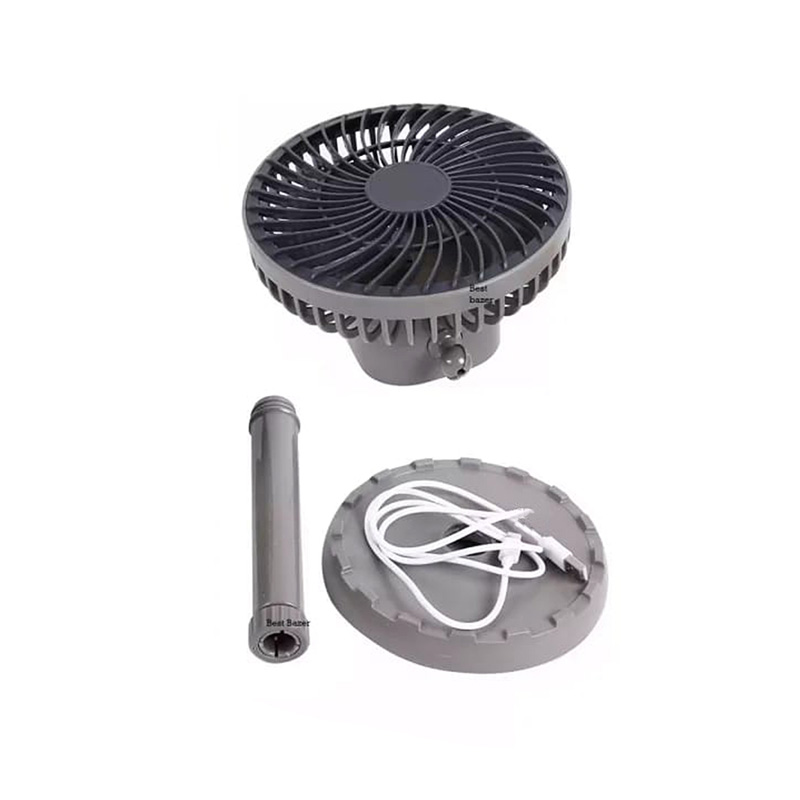 Picture of JYSUPER JY-2218 Rechargeable Mini Table Fan Portable Mini Moving Fan Adjustable Desk Fan