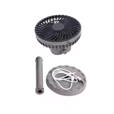 Picture of JYSUPER JY-2218 Rechargeable Mini Table Fan Portable Mini Moving Fan Adjustable Desk Fan