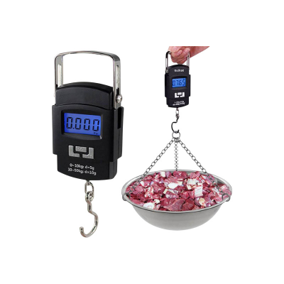 Picture of Electronic Portable LCD Digital Scale Double Precision Luggage Weight Scale Balance Scales with Hanging Hook