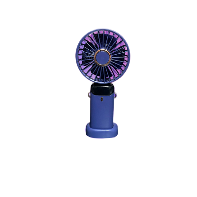 Picture of Mini USB Lithium battery Heavy Duty Rechargeable Portable Handheld cooling Fan With Disply System - 5 year life Time=Model-N15-001(1 Year warranty )