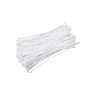Picture of Cable Ties 4 Inch 3 X 100 mm White Color Durable Nylon Self-Locking Electric Zip Tie-100 PCS Packet