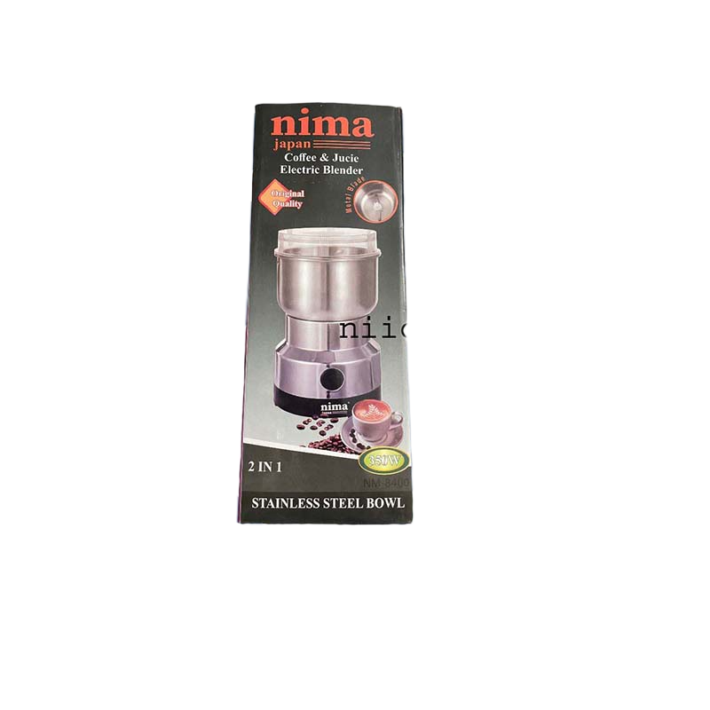 Picture of Nima Heavy Duty Electric Blender 2 In 1 Electric Spice Grinder & Juicer With  Stainless Steel Bowl -5 year Lifetime
